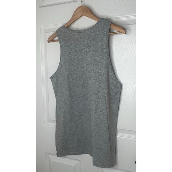 NWT New Havana Cuba Flag Delta Pro Weight Gray Tank Top Sleeveless Size Small - Picture 8 of 8